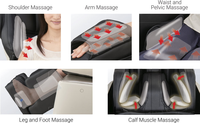 Airbag Massage Chair Technology at Pursue Fitness